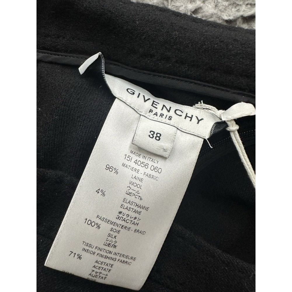 Givenchy Ruffled‎ Mid-length Skirt Black Size 4 US NWT - Picture 9 of 10